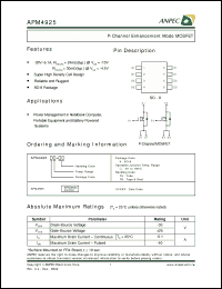 Click here to download APM4925 Datasheet