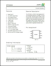 Click here to download APV2002 Datasheet