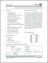 Click here to download APW1175 Datasheet