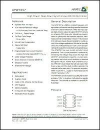 Click here to download APW7057 Datasheet