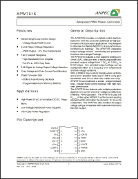 Click here to download APW7016KC-TR Datasheet
