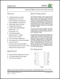 Click here to download APW7025KC-TU Datasheet