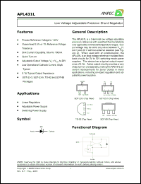 Click here to download APL431LBBI-TR Datasheet