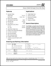 Click here to download APA4880OI-TUL Datasheet