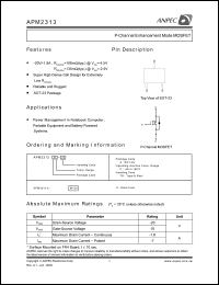 Click here to download APM2313A Datasheet