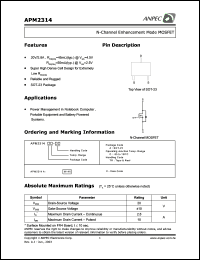 Click here to download APM2314A Datasheet
