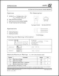 Click here to download APM3023N Datasheet