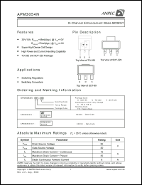 Click here to download APM3054NU Datasheet