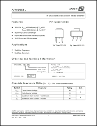 Click here to download APM3055LUV-CTR Datasheet