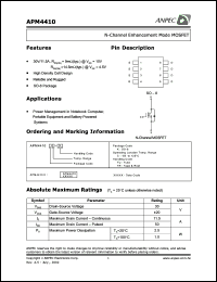 Click here to download APM4410 Datasheet