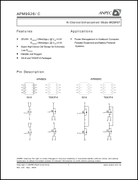 Click here to download APM9926C Datasheet