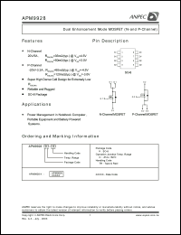 Click here to download APM9928 Datasheet