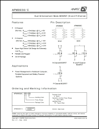 Click here to download APM9930CK Datasheet