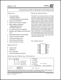 Click here to download APW1175 Datasheet