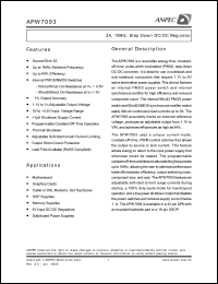 Click here to download APW7093QA Datasheet