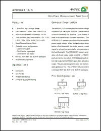 Click here to download APR3021 Datasheet