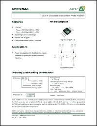 Click here to download APM9926AK Datasheet
