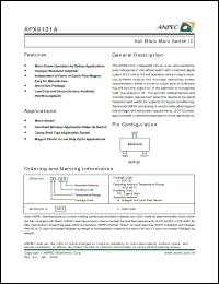 Click here to download APX9131AAI-TRG Datasheet