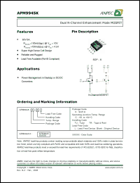 Click here to download APM9945KC-TRL Datasheet