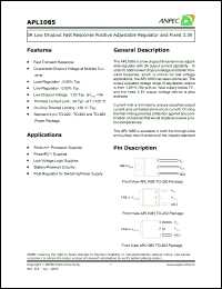 Click here to download APL108533GCTR Datasheet