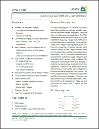 Click here to download APW7058KC-TUL Datasheet