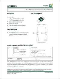Click here to download APM9935K Datasheet