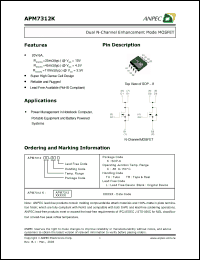 Click here to download APM7312K Datasheet
