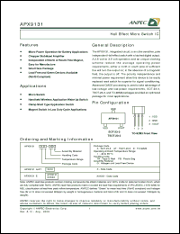 Click here to download APX9131 Datasheet