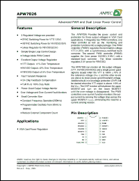 Click here to download APW7026 Datasheet