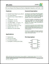 Click here to download APL1541 Datasheet