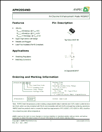 Click here to download APM2054ND Datasheet