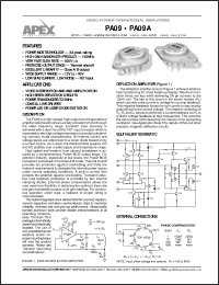 Click here to download PA09 Datasheet