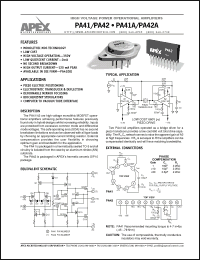 Click here to download PA41 Datasheet