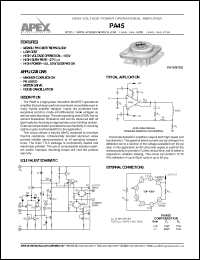 Click here to download PA45 Datasheet