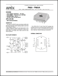 Click here to download PA50 Datasheet
