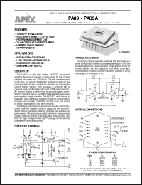 Click here to download PA89 Datasheet