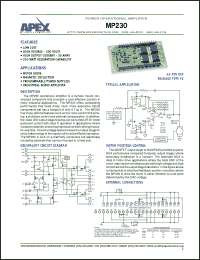Click here to download MP230 Datasheet
