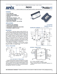 Click here to download PA243 Datasheet