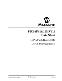 Click here to download PIC16F616 Datasheet