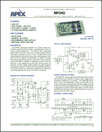 Click here to download MP240 Datasheet