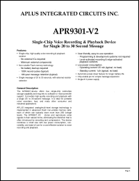 Click here to download APR9301-V2 Datasheet