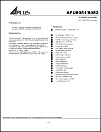 Click here to download APU8052 Datasheet