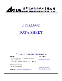 Click here to download ASM2506C Datasheet