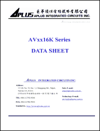 Click here to download AVH316K Datasheet