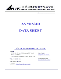 Click here to download AVM1504D Datasheet