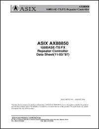 Click here to download AX88850 Datasheet