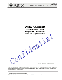 Click here to download AX88860 Datasheet