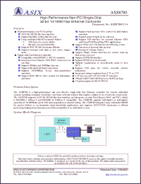 Click here to download AX88780 Datasheet