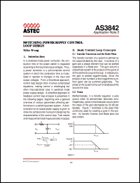 Click here to download AS3842 Datasheet