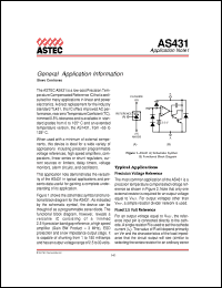 Click here to download AS431 Datasheet